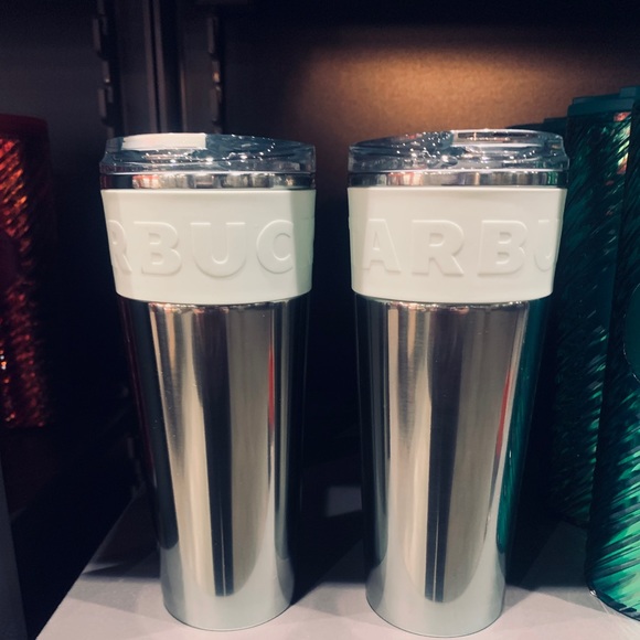 Starbucks Cold Brew Cup Mint Green Stainless Steel Rubber Grip Tumbler 16oz New - Picture 10 of 10